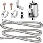 3M Air Diesel Heater Exhaust Hose Exhaust Pipe Set for Generator w/ Muffler