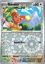 Buneary 083/131 Common Prismatic Evolutions Pokemon Reverse Holo NM