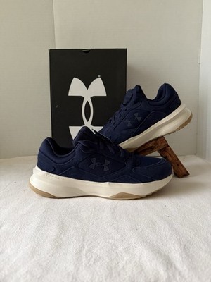 Under Armour Men's UA Edge Suede 3027731-411 Blue Running  Sneaker Size 10 NEW