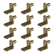 Shelf support pin, 6mm L support, wardrobe wardrobe bracket bronze 50pcs