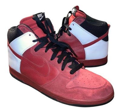 Vintage Nike 08  Dunk High NBA Pack Chicago Bulls 317982-661 Men's 13 US Rare