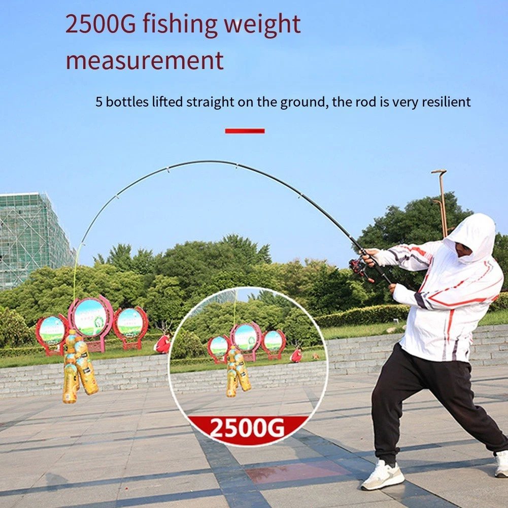 Compact Telescopic Fishing Rod 1 8m 2 1m 2 4m for Trout and Bass Fishing
