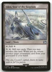 Eden, Seat of the Sanctum #277/772 Uncommon Land - Final Fantasy MTG