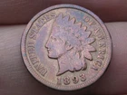 1893 Indian Head One Cent Penny- VG/Fine Details, Toned