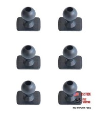 Universal Ball Head Mount, 6 Pack ABS Plastic Phone Holder Connector, Black,