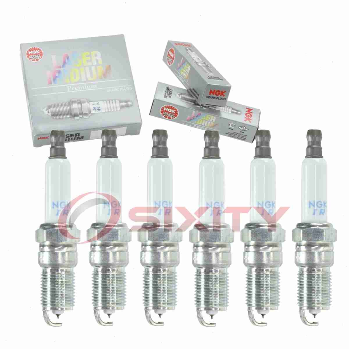 6 pc NGK Laser Iridium Spark Plugs for 1997-2002 GMC Savana 3500 4.3L V6 wx