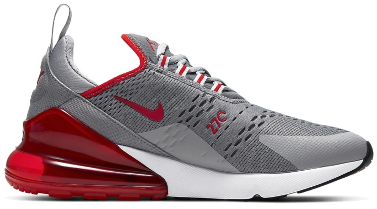 Nike Air Max 270 Wolf Grey Red for Sale - Authenticity Guaranteed