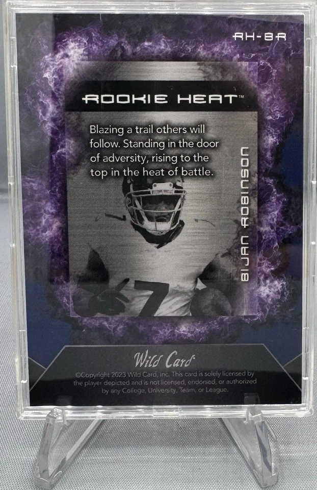 9x Wild Card Matte Rookie #’d Lot Zay Flowers Chase Brown Bijan Robinson /15 + - Image 2 of 4