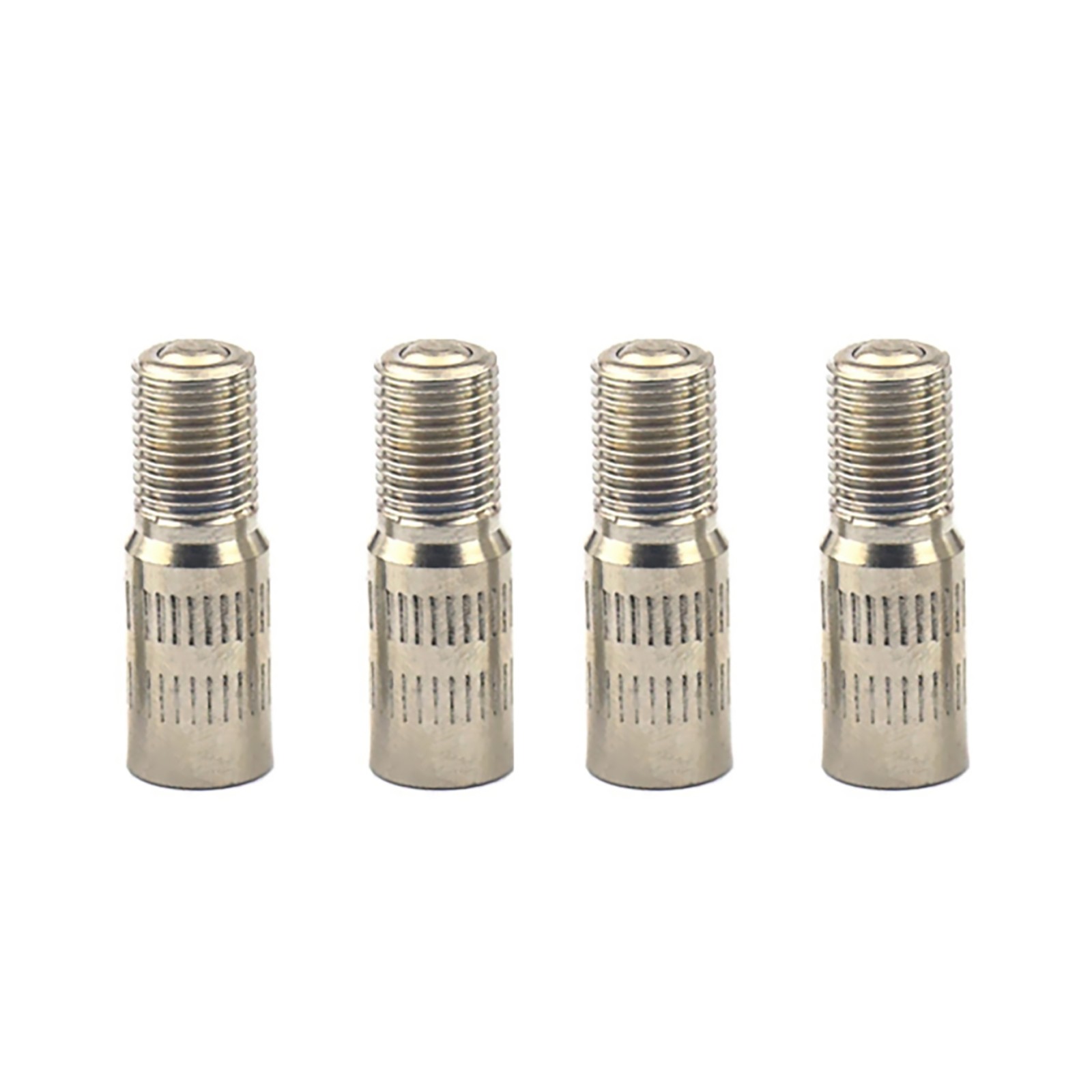 4PCS 25/39mm Chrome Tyre Wheel Valve Extension Caps Stem For Car Truck Van