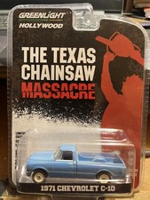 Greenlight LE: Exclusive The Texas Chainsaw Massacre 1:64 DieCast '71 Chevy C-10