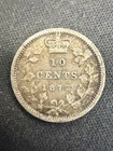 1872 H 10 Cents Canada silver .925  Lot 4130