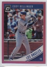 2018 Donruss Optic Variation Pink Prizm Cody Bellinger (Batting Stance) #115 2o7