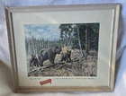 Vintage Great Falls Select Beer BEYOND THE TRAILS Les Peters Cardboard Sign