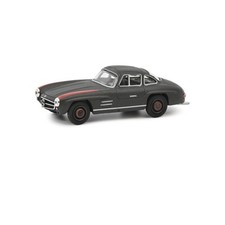 Schuco 1/64 Mercedes MB 300SL CUSTOM alloy  matte black model car