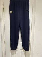 Puma AEK Athens Greece Joggers Navy, Soft Lined. Embroidered Badge. Men&rsquo;s Size L