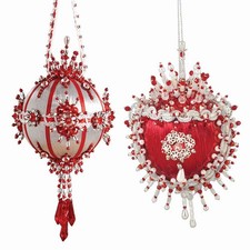 Herrschners  Princess Kate  Amira, Set of 2 Ornament Kit