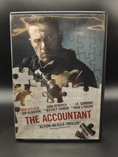 The Accountant DVD Widescreen 2016 Ben Affleck, Anna Kendrick, Jon Bernthal 