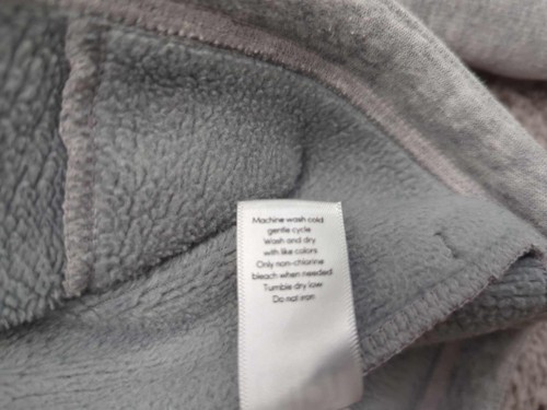 Athleta Girl Pullover Youth Girls Large Gray Cozy Karma Wrap 1/4 Zip Fleece - Picture 6 of 8