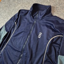 FILA Vintage Trainingsjacke Herren Gr. L Dunkelblau Blau Sportjacke Track Jacket