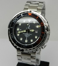 Nuevo Reloj Hombre Atún Estilo Buzo 47mm 3bar/30 Metros Acero Inoxidable Cepillado