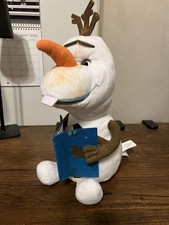 Disney Store Frozen Olaf Snowman Animated Singing  Talking Plush Toy SA4