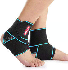Ankle Brace for Sprained Ankle, Ankle Support for Women  Men, Adjustable Compre