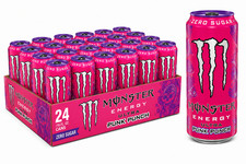 Monster Energy Ultra Punk Punch Zero Sugar USA Import 473ml x 24 Cans