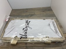 Thirty-One Medium Utility Tote 4121AD930000 Pattern AD93 Frosted Gold Metallic