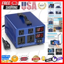 4000 watt Voltage Conversion Transformer Heavy-Duty Step-up/Step-Down AC 110V...