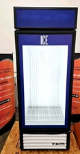 2019 TRUE Single Glass Door Freezer/Ice Merchandiser GDIM-26NT-LD - TESTED!