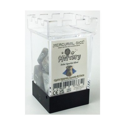 Gate Keeper Dice & Supplies Poly Set - Mercury (7) New