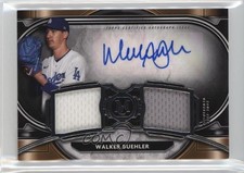 2021 Museum Collection Single-Player Dual Relic 158/349 Walker Buehler Auto 10no