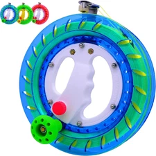 Kite Reel and String Spool, 8Inches Dia with 1000Ft Kite Line, Winder with Lock