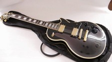 Electric Guitar Epiphone LPC80 Les Paul Custom Black Made in Japan S/N 808573