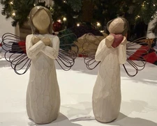 Willow Tree Angel of the Heart & Sign For Love Demdaco 00/03’ Susan Lordi READ