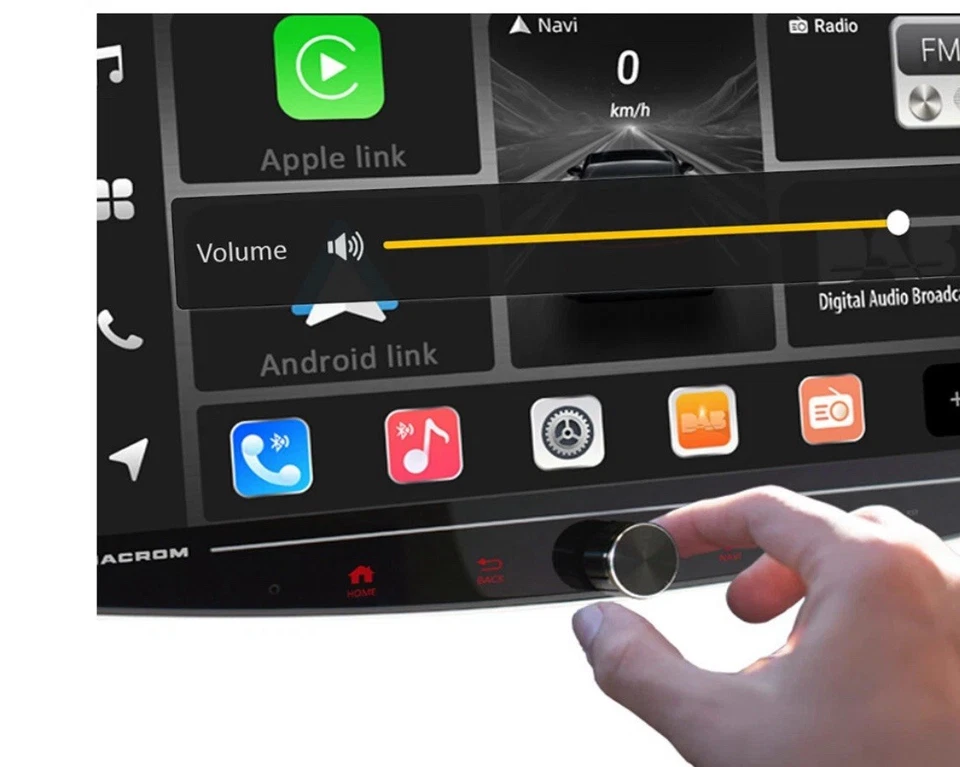 MACROM T1003DAB Autoradio Monitor Car Tablet Android Apple DAB+ BT T 1003 DAB - Immagine 3 di 4