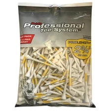 Pride PTS 2 3/4" Pro Length Tees - 175 Pack - White