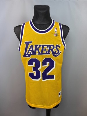 MAGIC JOHNSON LOS ANGELES LAKERS JERSEY NBA BASKETBALL CHAMPION