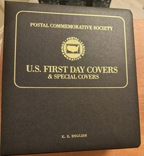 Postal Commemorative Society Binder U.S. First Day Covers 1993-1996 212 Covers