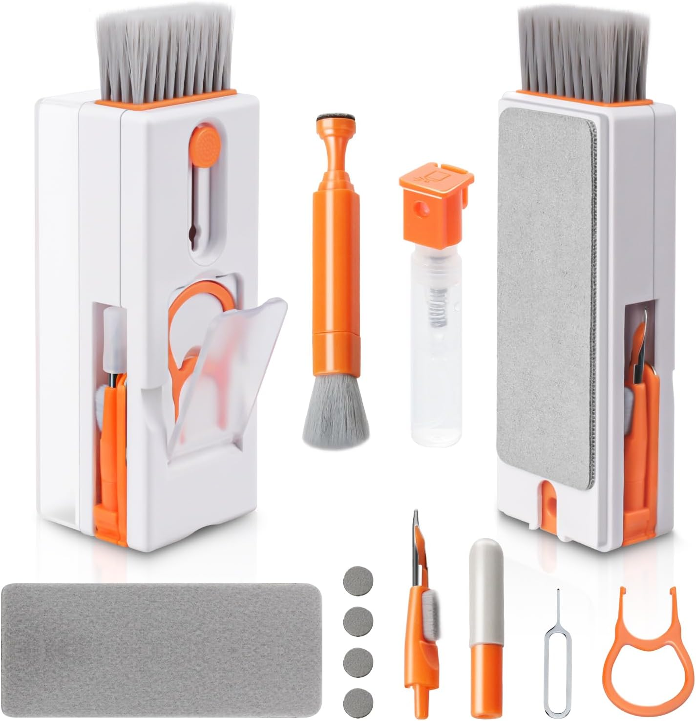 11 in 1 Laptop Cleaning Kit, Multifunctional Keyboard Cleaner Brush with Keycap