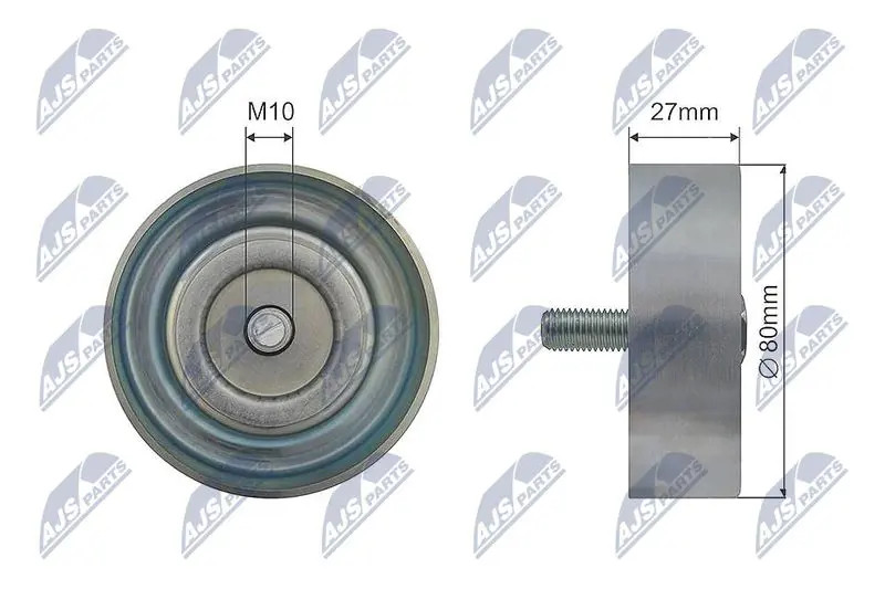 DEFLECTIONGUIDE PULLEY VRIBBED BELT RNK-HY-010 FOR HYUNDAI ix35 GRAND/SANTA/FÉ - Image 6