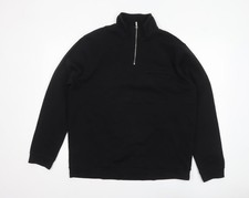 Henley-Sweatshirt Herren UK Gr&ouml;&szlig;e XL T&W by Taylor & Wright schwarz