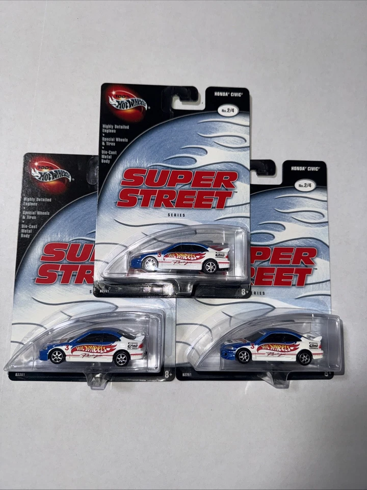 Hot Wheels Super Street Honda Civic X 3 - Image 3 of 4
