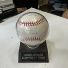 Barry Bonds & Randy Johnson Signed Rawlings Official MLB Baseball  COA 21/73
