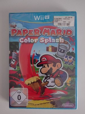 Paper Mario: Color Splash (Nintendo Wii U) Neu Eingeschweißt 