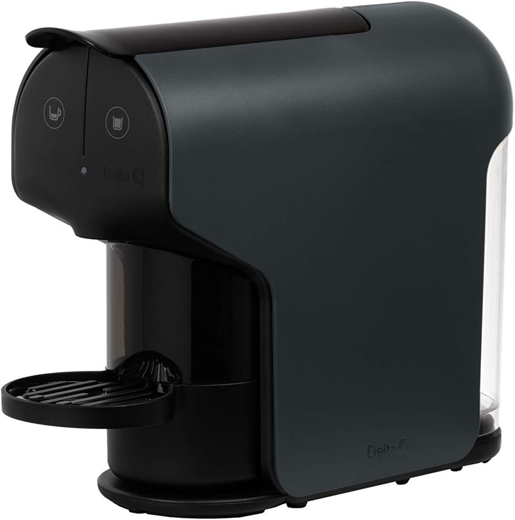 Delta Q Espresso Coffee Machine &ndash; Premium Q-Pods Capsule Brewing &ndash; Antracite