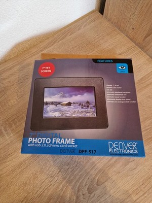Denver DPF-517 Digitaler Bilderrahmen 7'' TFT LCD-Bildschirm