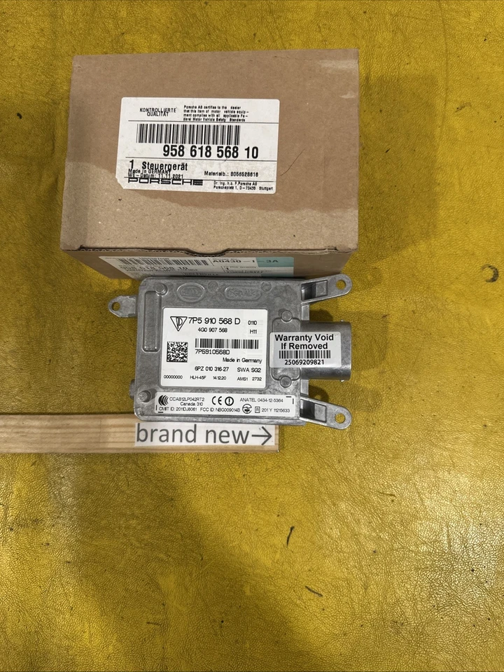 NEW 2011 - 2016 Porsche Cayenne Blind Spot Alert Module P/ N 7p5910568d OEM - Image 2 of 4