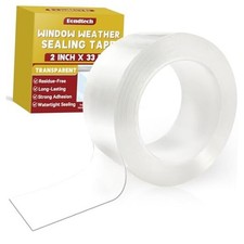 Transparent Window Weather Sealing Tape, Window Sealing 2 Inch x 33Feet 1