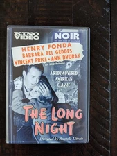 The Long Night DVD Out of Print RARE Henry Fonda / Vincent Price Film Noir OOP